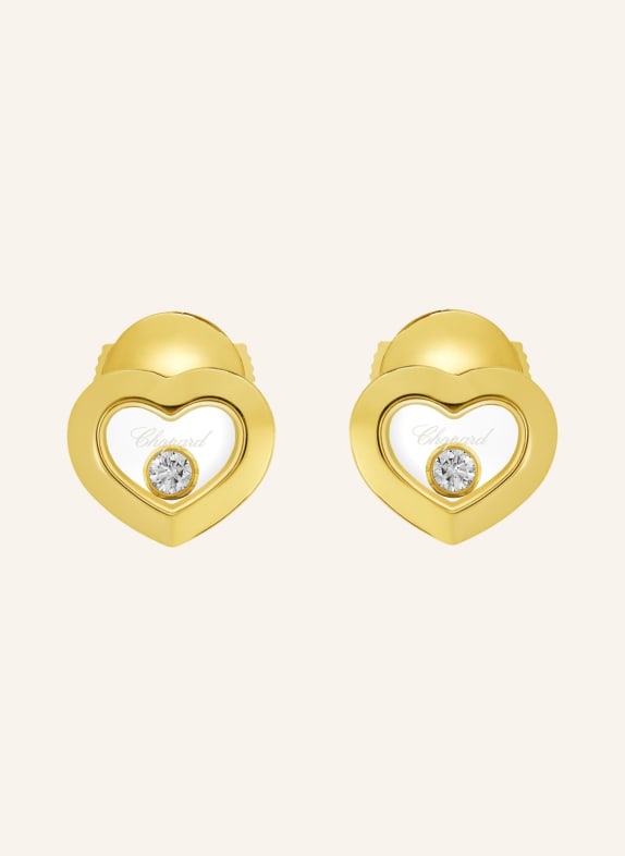 Chopard Ohrring HAPPY DIAMONDS ICONS Ohrringe aus 18 Karat Gelbgold und Diamanten