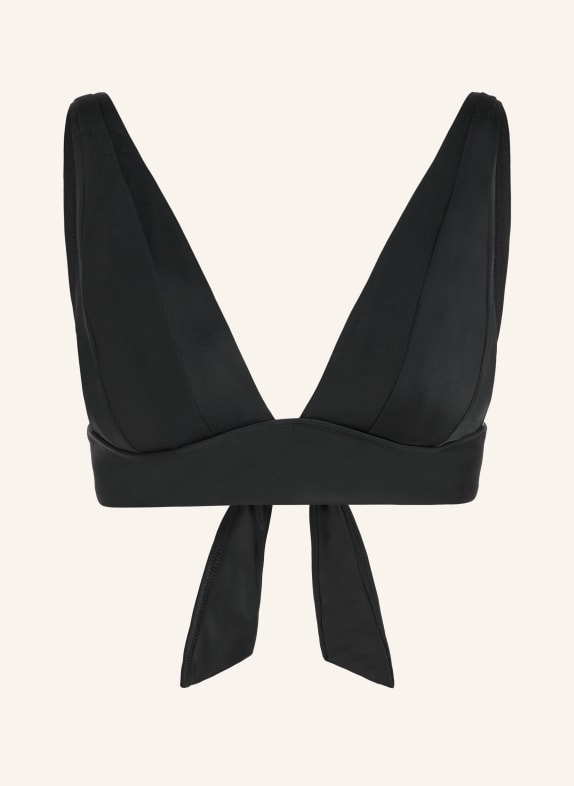 hunkemöller Triangel-Bikini-Top LUXE SCHWARZ