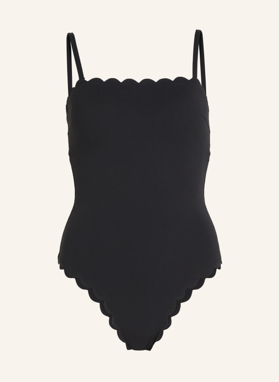 hunkemöller Bandeau-Badeanzug SCALLOP SCHWARZ