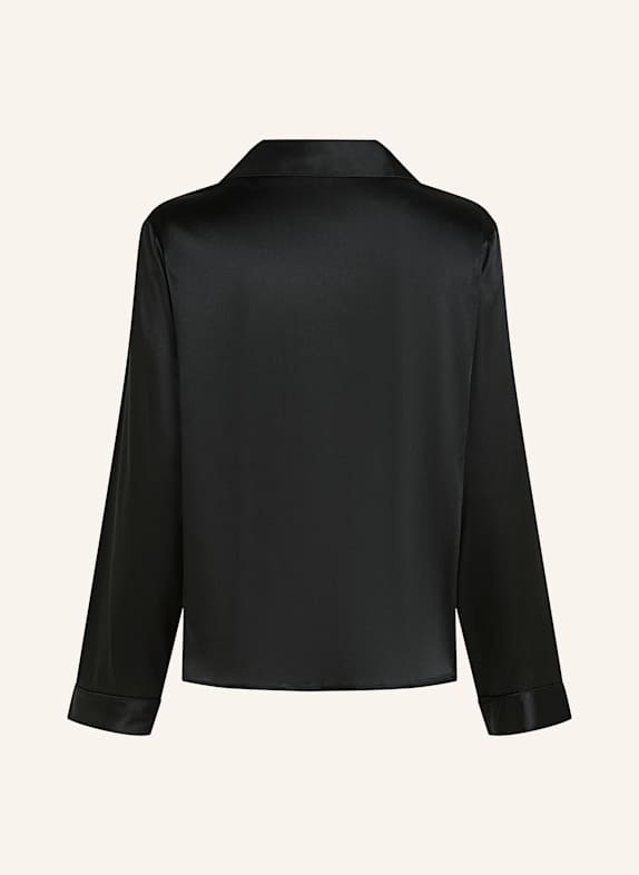 hunkemöller Schlafshirt SATIN SCHWARZ