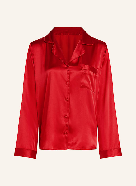 hunkemöller Schlafshirt SATIN ROT