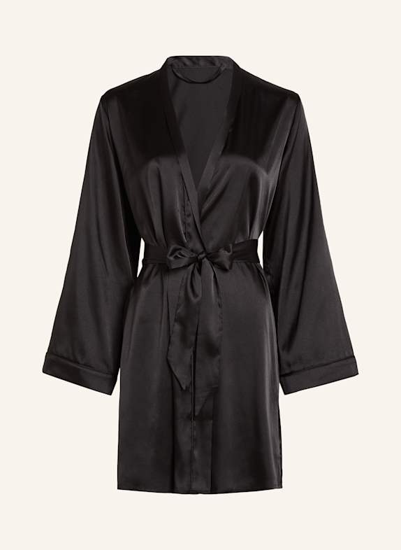 hunkemöller Kimono SATIN SCHWARZ