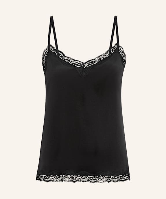hunkemöller Schlafshirt CAMI SCHWARZ