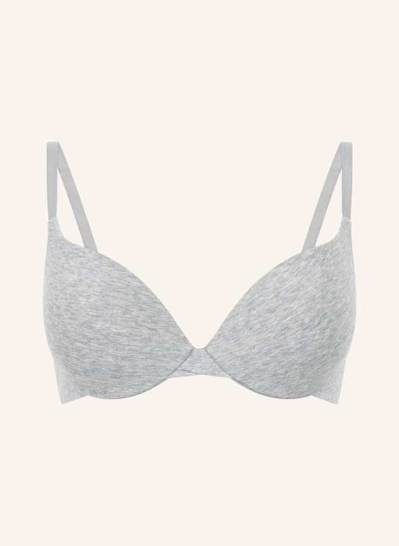 hunkemöller Push-Up-BH COTTON GRAU