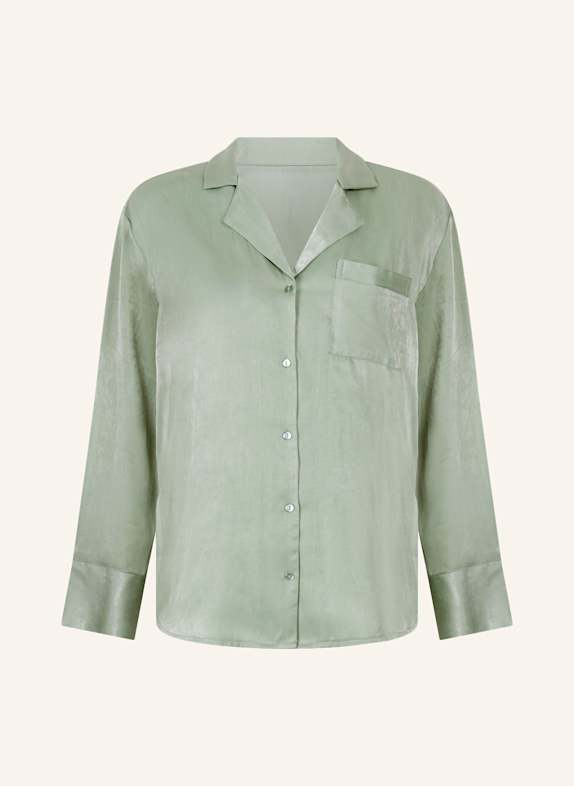 hunkemöller Pyjama-Jacke AYLA GRÜN