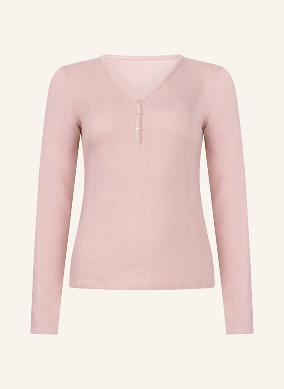 hunkemöller Jacke LANGARM HENLEY PINK
