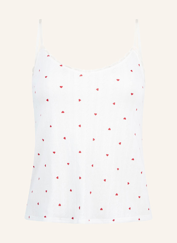 hunkemöller Top POINTELLE WEISS