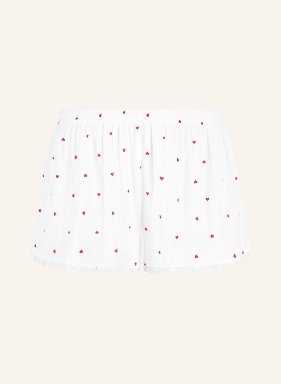 hunkemöller Shorts POINTELLE WEISS