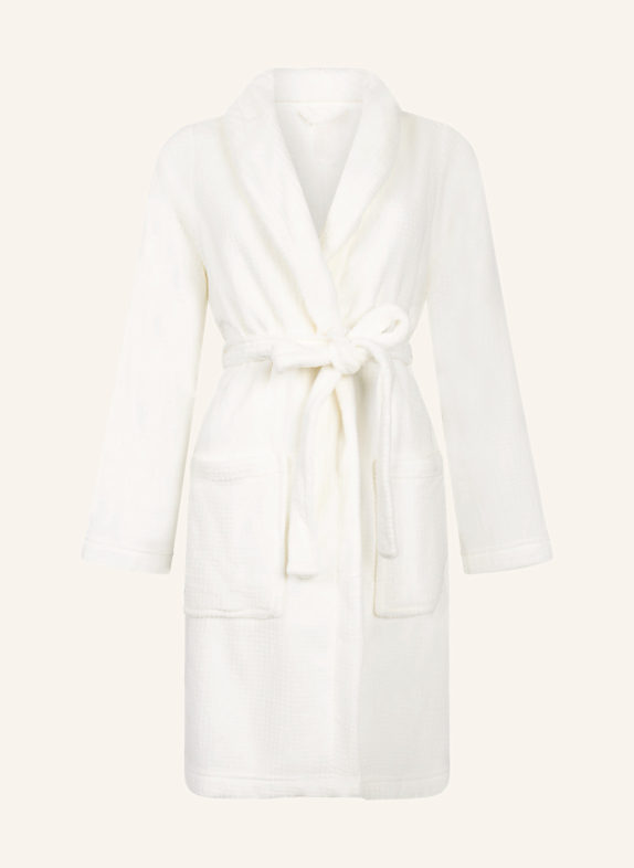 hunkemöller Bademantel FLEECE WEISS