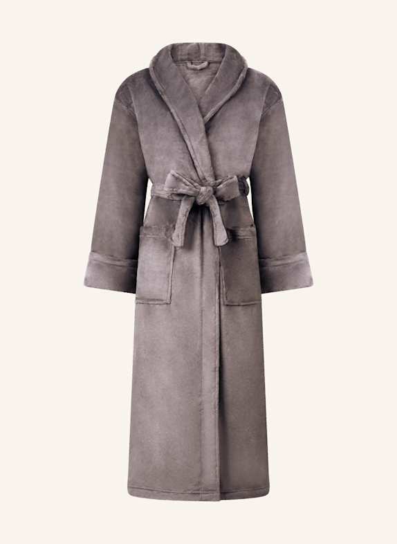 hunkemöller Bademantel SOFT FLEECE GRAU