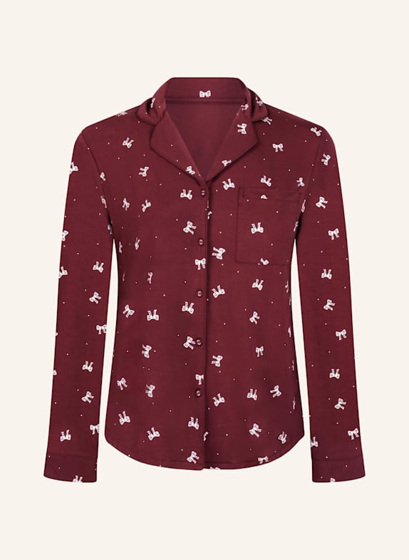 hunkemöller Pyjama-Jacke JERSEY ESSENTIAL LILA