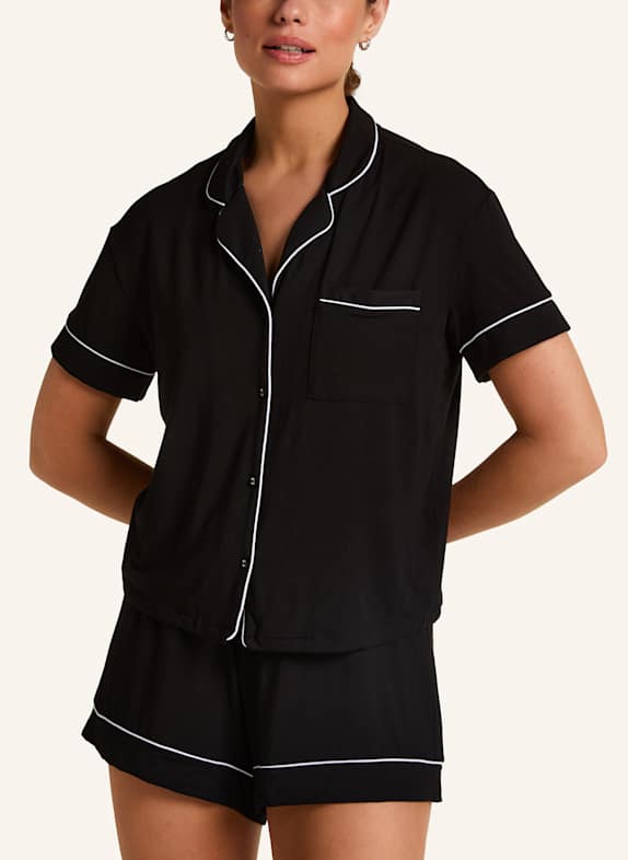 hunkemöller Schlafshirt ESSENTIAL SCHWARZ