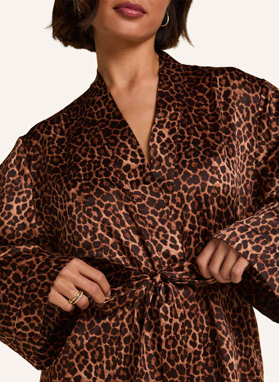 hunkemöller Bademantel LEO SCHWARZ