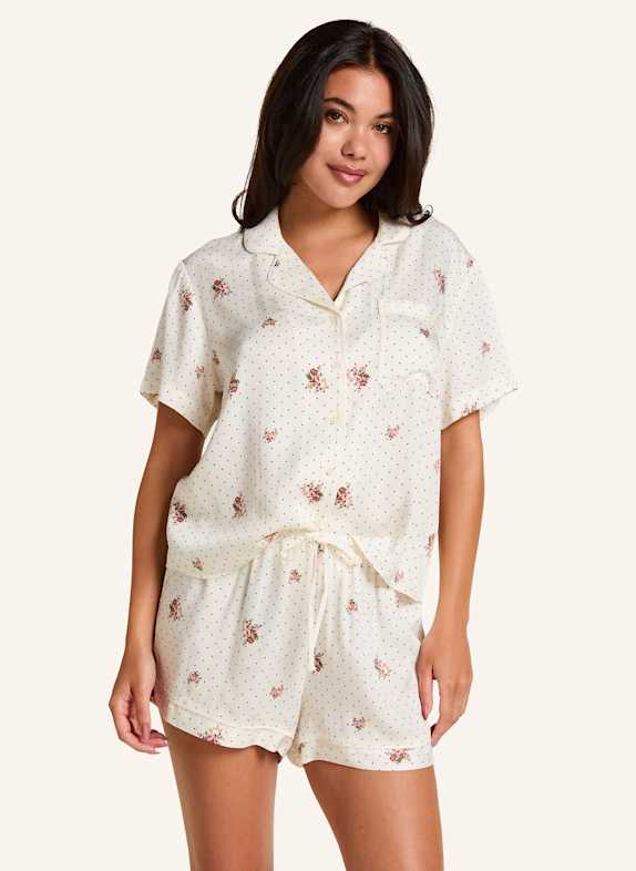 hunkemöller Schlafhose SATIN WEISS