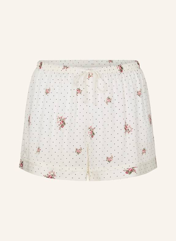 hunkemöller Schlafhose SATIN WEISS
