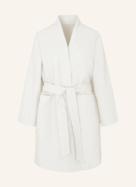 hunkemöller Bademantel WAFFLE WEISS