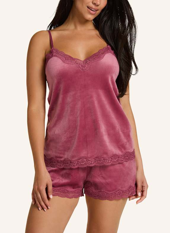 hunkemöller Schlafshirt VELOURS PINK
