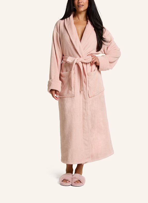 hunkemöller Bademantel SOFT FLEECE ROBE PINK