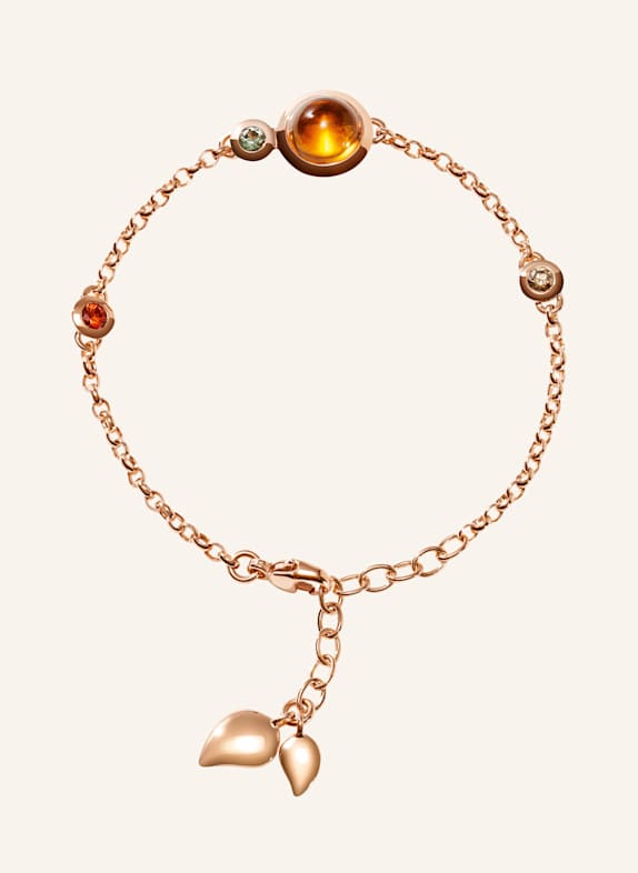 TAMARA COMOLLI Armband BRACELET BOUTON MINI CHAIN 'INDIAN SUMMER' - SMALL/MEDIUM 18K Roségold ROSÉGOLD