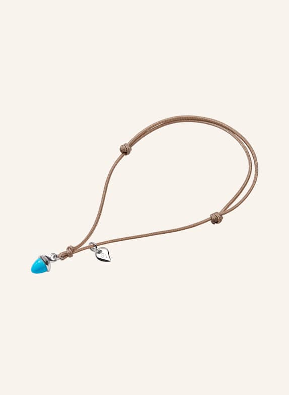 TAMARA COMOLLI Armband BRACELET 'MYMIKADO' WITH TURQUOISE aus 18 Karat Weißgold mit Türkis WEISSGOLD