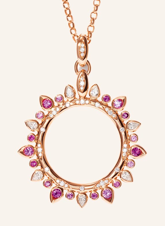 TAMARA COMOLLI Anhänger PENDANT GYPSY 'BLUSH' SUN LARGE 18K Roségold ROSÉGOLD