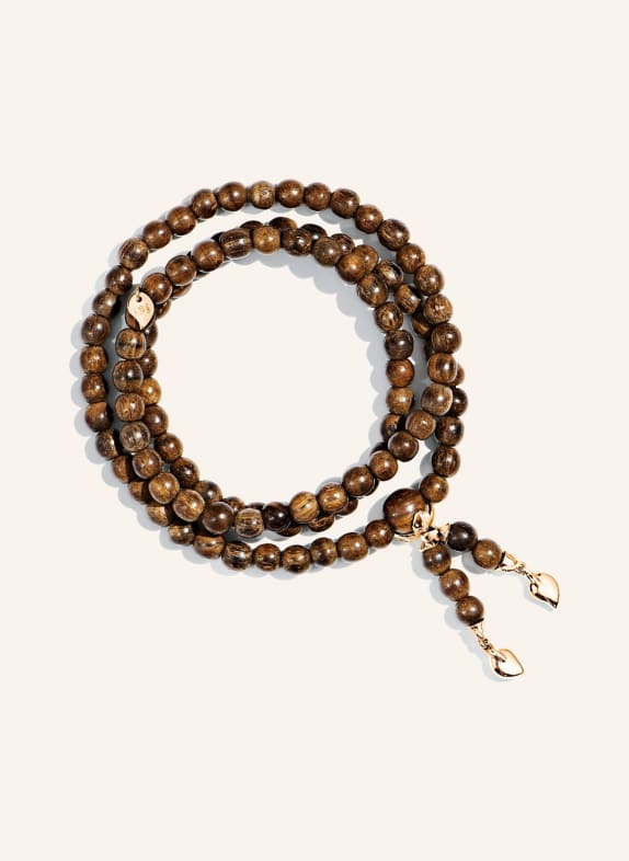TAMARA COMOLLI Armband INDIA MEDIUM aus 18 Karat Roségold und Snakewood