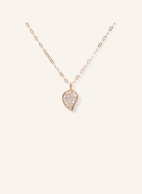TAMARA COMOLLI Halskette SPARKLE aus 18 Karat Roségold mit Diamant Pavé