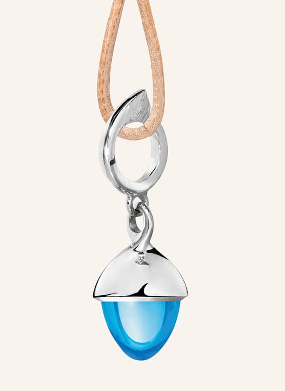 TAMARA COMOLLI Anhänger PENDANT MIKADO FLAMENCO SWISS TOPAZ Swiss Topas 18K Weißgold WEISSGOLD