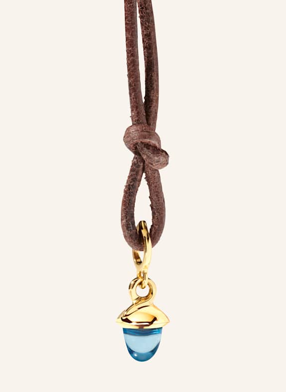 TAMARA COMOLLI Anhänger PENDANT MINIMIKADO SWISS TOPAZ 18K Gelbgold GOLD