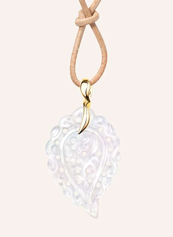 TAMARA COMOLLI Anhänger PENDANT INDIA SMALL MOTHER OF PEARL WHITE aus 18 Karat Gelbgold und Perlmutt GOLD