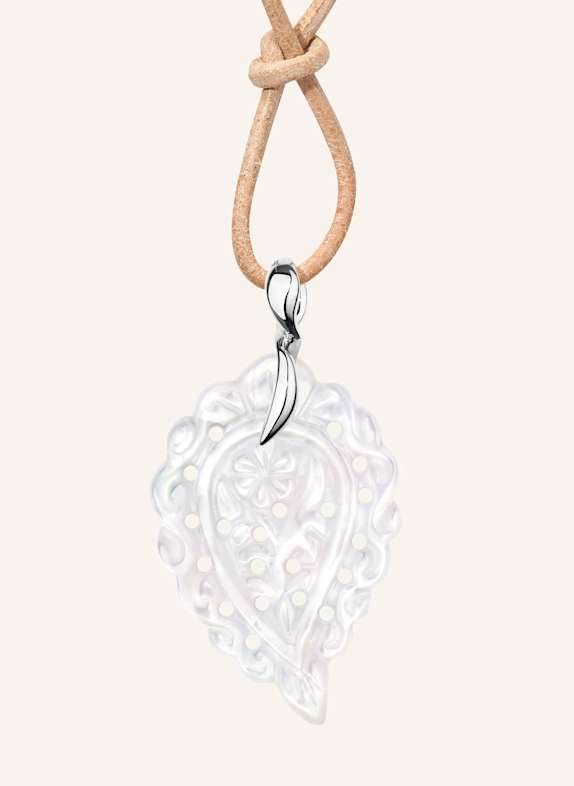 TAMARA COMOLLI Anhänger PENDANT INDIA SMALL MOTHER OF PEARL WHITE aus 18 Karat Weißgold und Perlmutt WEISSGOLD