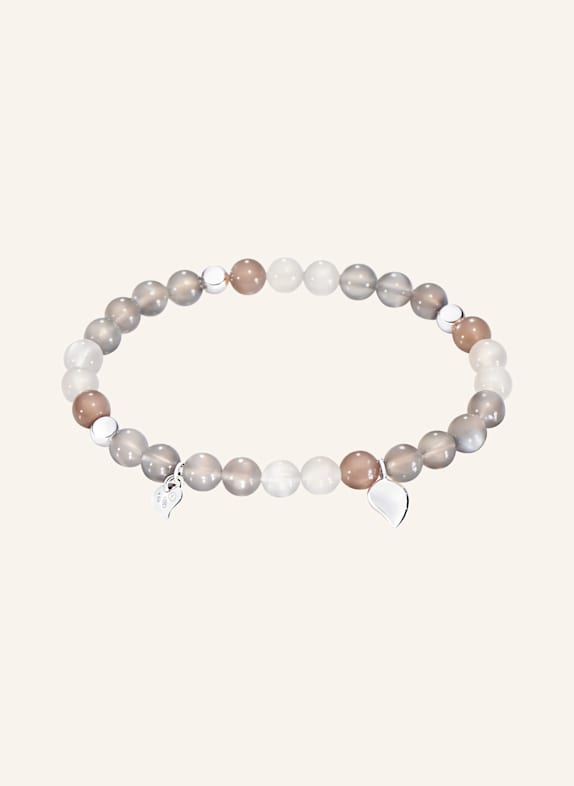 TAMARA COMOLLI Armband BRACELET INDIA 'CASHMERE' DROP MEDIUM aus 18 Karat Weißgold und Mondsteinen WEISSGOLD