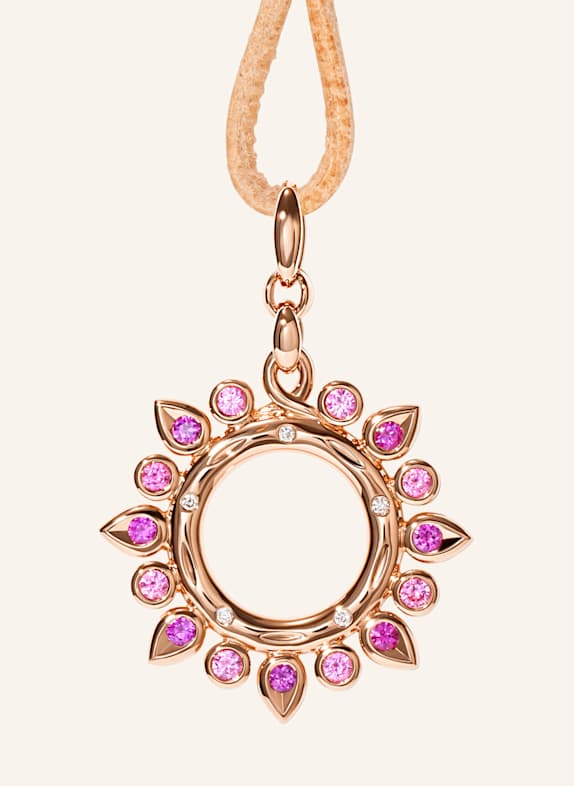 TAMARA COMOLLI Anhänger PENDANT GYPSY 'BLUSH' SUN SMALL 18K Roségold ROSÉGOLD