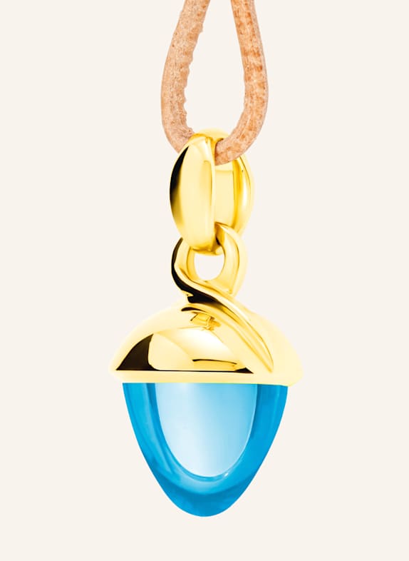 TAMARA COMOLLI Anhänger PENDANT MIKADO BOUQUET SWISS TOPAZ aus 18K Gelbgold mit Swiss Topas GOLD
