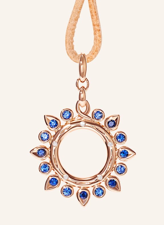 TAMARA COMOLLI Anhänger PENDANT GYPSY 'OCEAN' SUN SMALL 18K Roségold ROSÉGOLD