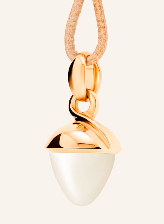 TAMARA COMOLLI Anhänger PENDANT MIKADO BOUQUET MOONSTONE SAND/WHITE aus 18K Roségold mit sand Mondstein ROSÉGOLD