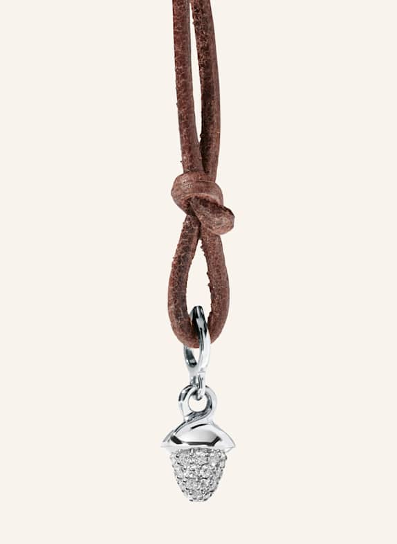 TAMARA COMOLLI Anhänger PENDANT MINIMIKADO DIAMOND PAVÉ 18K Weißgold WEISSGOLD