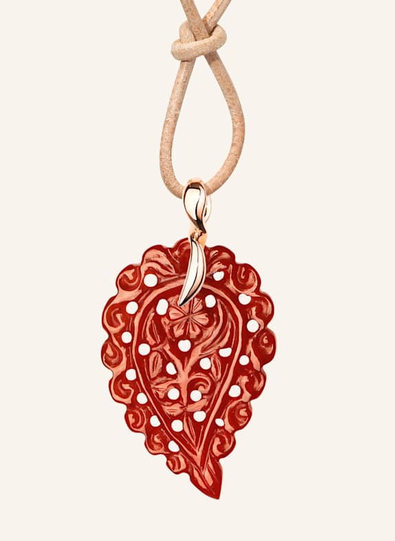 TAMARA COMOLLI Anhänger PENDANT INDIA SMALL TERRA ONYX aus 18 Karat Roségold und Onyx Terra ROSÉGOLD