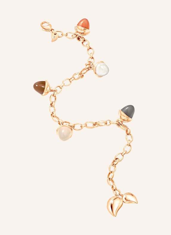 TAMARA COMOLLI Armband BRACELET MIKADO FLAMENCO CHARM 'CASHMERE' aus 18 Karat Roségold und Mondsteinen ROSÉGOLD
