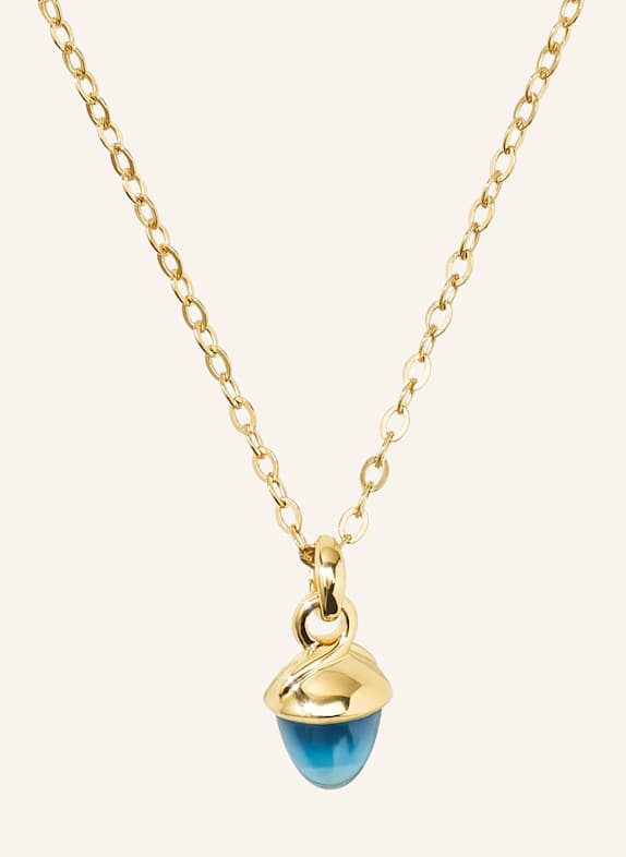 TAMARA COMOLLI Halskette NECKLACE 'MYMIKADO' WITH SWISS TOPAZ aus 18 Karat Gelbgold mit Swiss Topas GOLD