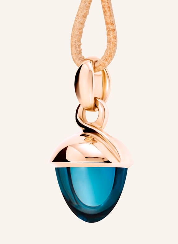 TAMARA COMOLLI Anhänger PENDANT MIKADO BOUQUET LONDON TOPAZ London Topas 18K Roségold ROSÉGOLD