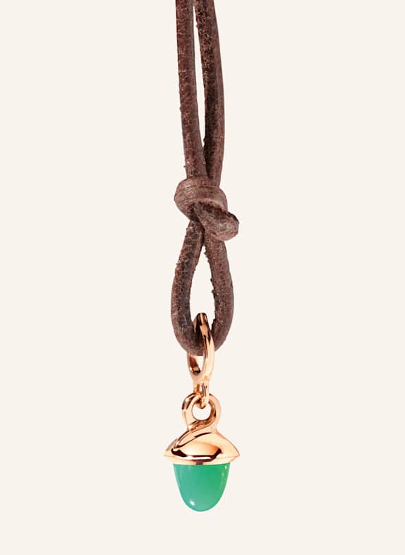 TAMARA COMOLLI Anhänger MINIMIKADO ANHÄNGER MIT CHRYSOPRAS 18K Roségold ROSÉGOLD