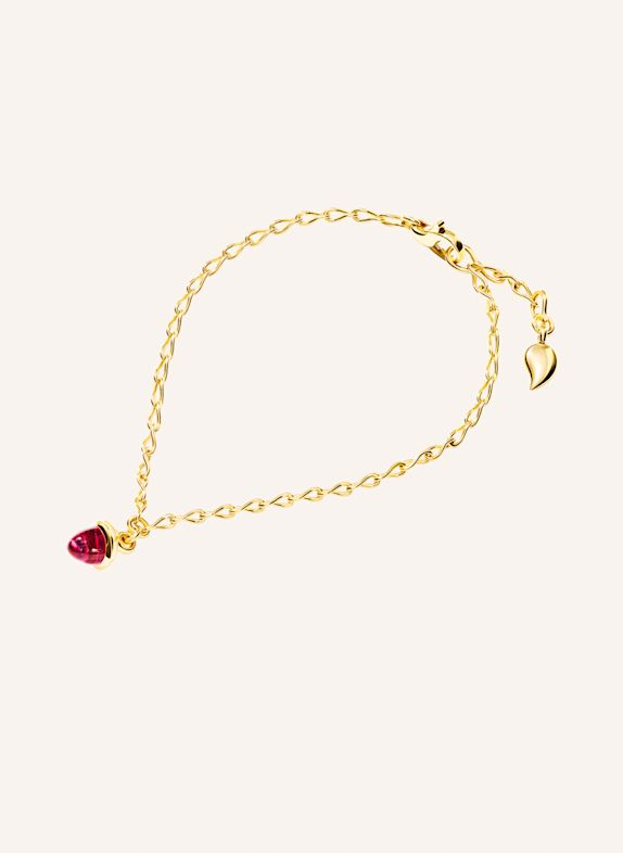 TAMARA COMOLLI Armband MINIMIKADO ARMBAND MIT  ROSA TURMALIN GOLD