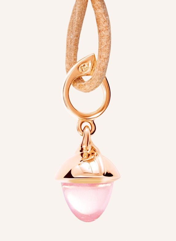 TAMARA COMOLLI Anhänger MIKADO ANHÄNGER FLAMENCO ROSENQUARTZ 18K Roségold ROSÉGOLD