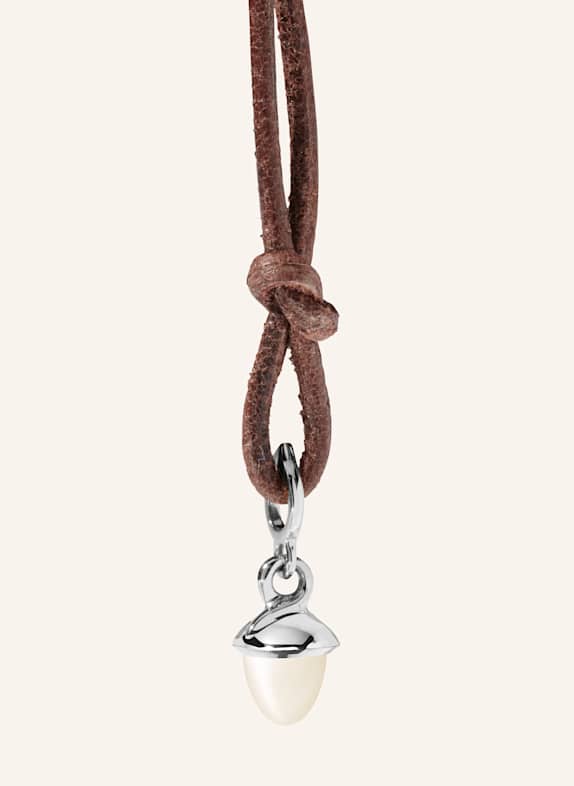 TAMARA COMOLLI Anhänger MINIMIKADO ANHÄNGER MIT SAND/WHITE MONDSTEIN WEISSGOLD