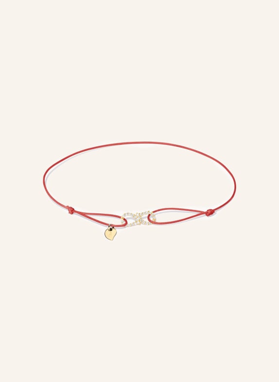 TAMARA COMOLLI Armband SIGNATURE CHARMLET aus 18 Karat Gelbgold mit Diamant Pavé