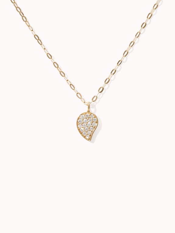 TAMARA COMOLLI Halskette SPARKLE aus 18 Karat Gelbgold mit Diamant Pavé GOLD