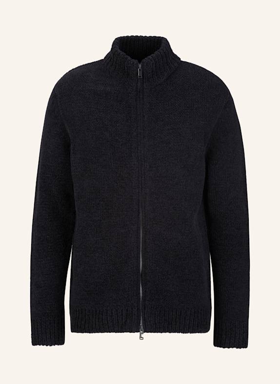 TRUSTED HANDWORK High Neck 1/1-Sleeve Jacket BLAU