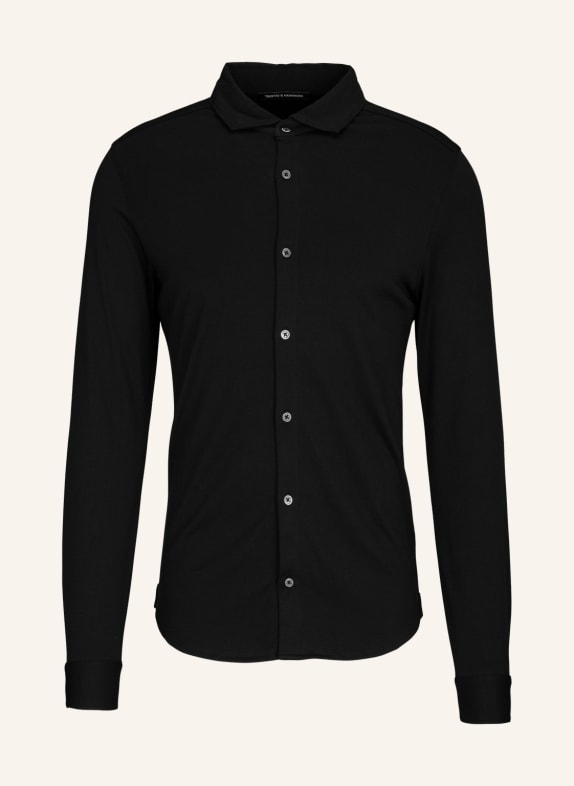 TRUSTED HANDWORK 1/1-Sleeve Shirt SCHWARZ