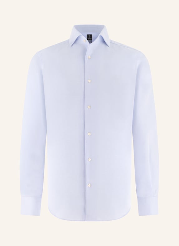 BOGGI MILANO Overhemd met normale pasvorm LICHTBLAUW